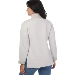 Ted Baker Lidyaa Relaxed Fit Funnel Neck Jumper in Natural