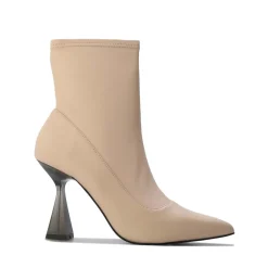 Ted Baker Liya Leather Ankle Boots in Natural