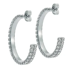 Ted Baker Mellia Earngs in Silver