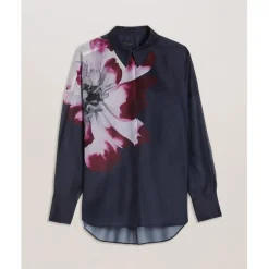 Ted Baker Orrin Long Sleeve Shirt in Blue