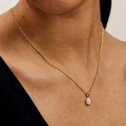 Ted Baker Peralia Ncklc in Gold