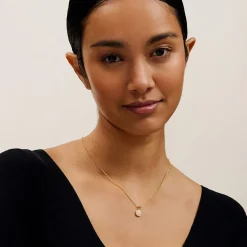 Ted Baker Peralia Ncklc in Gold