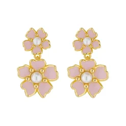 Ted Baker Pettn Earrings in Gold