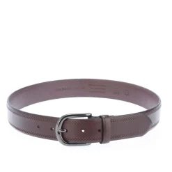 Ted Baker Picolt Broguing Leather Belt in Red
