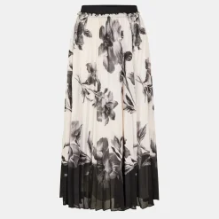 Ted Baker Pleatd Mdi Skrt in White