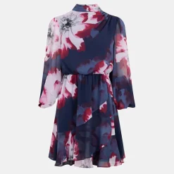 Ted Baker Woven Dress in Blue