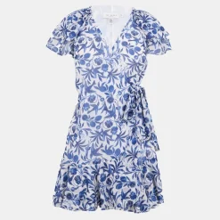 Ted Baker Woven Dress in Blue