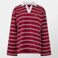 4th and Reckless Alicia Polo Shirt in Red