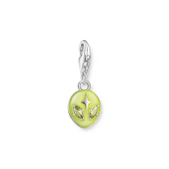 Thomas Sabo Alien Charm Pendant in Green