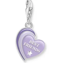 Thomas Sabo Friends Charm Sterling Silver Charm in White