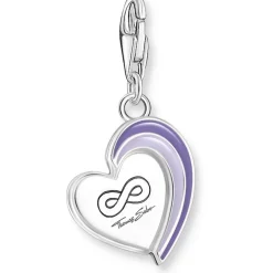 Thomas Sabo Friends Charm Sterling Silver Charm in White