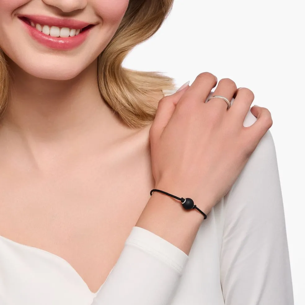 Thomas Sabo Karma Secret Bracelet in Black