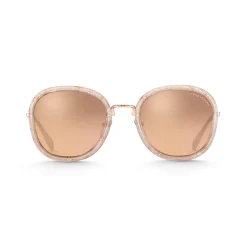 Thomas Sabo Mia Square Mirrored Sunglasses in Pink