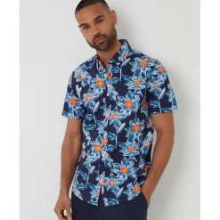 Threadbare Bellis Shirt in Blue