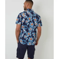 Threadbare Bellis Shirt in Blue