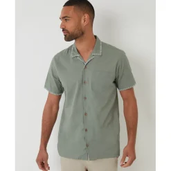 Threadbare Burnley Shirt in Green