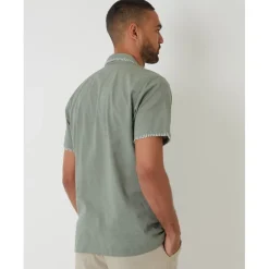 Threadbare Burnley Shirt in Green