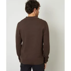 Threadbare Button Blossom Regular Fit Shirt in Brown