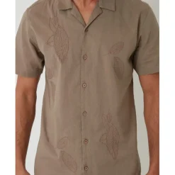 Threadbare Maples Shirt in Brown
