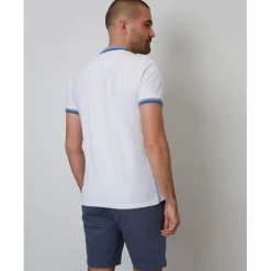 Threadbare Polo Emberton in White