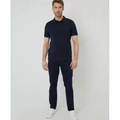 Threadbare Polo Regular Fit Short Sleeve Shirt in Blue