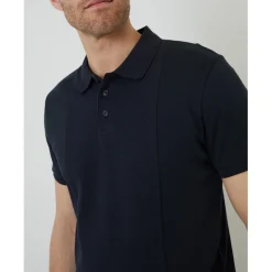 Threadbare Polo Regular Fit Short Sleeve Shirt in Blue