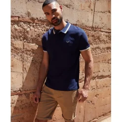Threadbare Regular Fit Polo Shirt in Blue