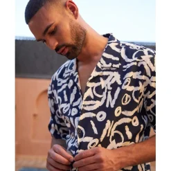 Threadbare Shirt Langdale in Blue