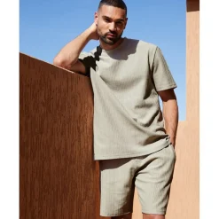 Threadbare Short Mersay in Beige