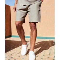 Threadbare Short Mersay in Beige