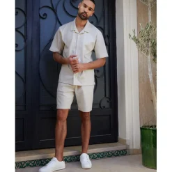 Threadbare Short Plox in Cream