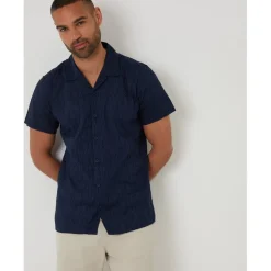 Threadbare Sht Ss Acot in Blue