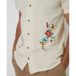 Threadbare Sht Ss Combes in Beige