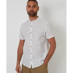 Threadbare Sht Ss Papa in Beige