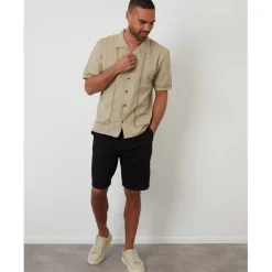 Threadbare Sht Ss Rallie in Beige