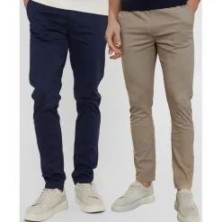 Threadbare Slim Cut Chinos in Blue
