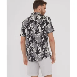 Threadbare Ss Jngl Shrt in Black