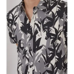 Threadbare Ss Jngl Shrt in Black