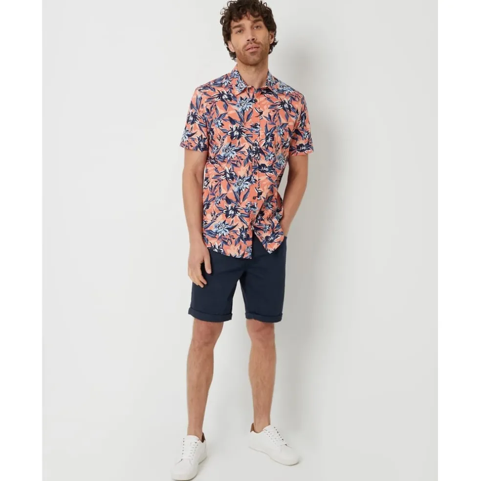 Threadbare Ss Lthm Shrt in Pink