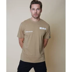 Threadbare Tee Scatter in Brown