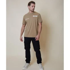 Threadbare Tee Scatter in Brown