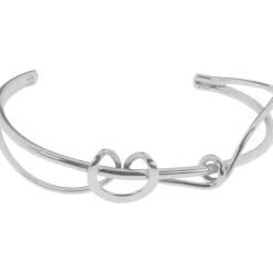 Tianguis Jackson Abstract Wire Cuff in Silver