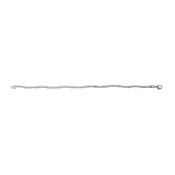 Tianguis Jackson Hammered Bar Bracelet in Silver