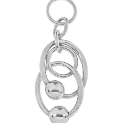 Tianguis Jackson Loops With Balls Pndt in Silver