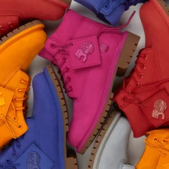 Timberland 6 Inch Boot in Red