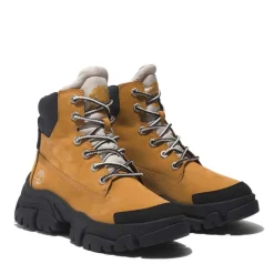 Timberland Adley Way High Top Lace-Up Trainers in Wheat