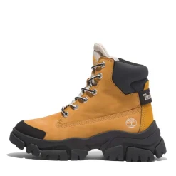 Timberland Adley Way High Top Lace-Up Trainers in Wheat