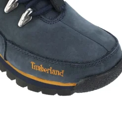 Timberland Boys Euro Rock Mid Bungee Boot in Navy