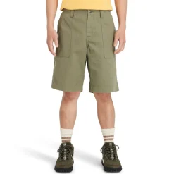 Timberland Canvas Cargo Shorts in Brown
