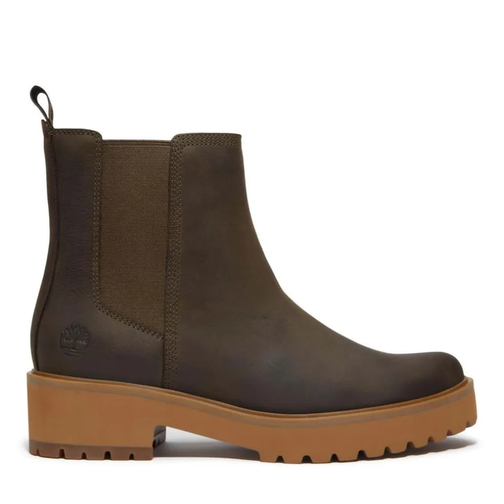 Timberland Carnaby Mid Chelsea Boots in olive